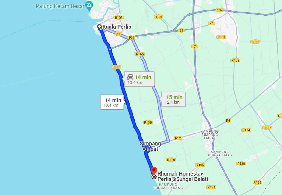 Simpang Empat  Rhumah Sungai Belatiヴィラ エクステリア 写真