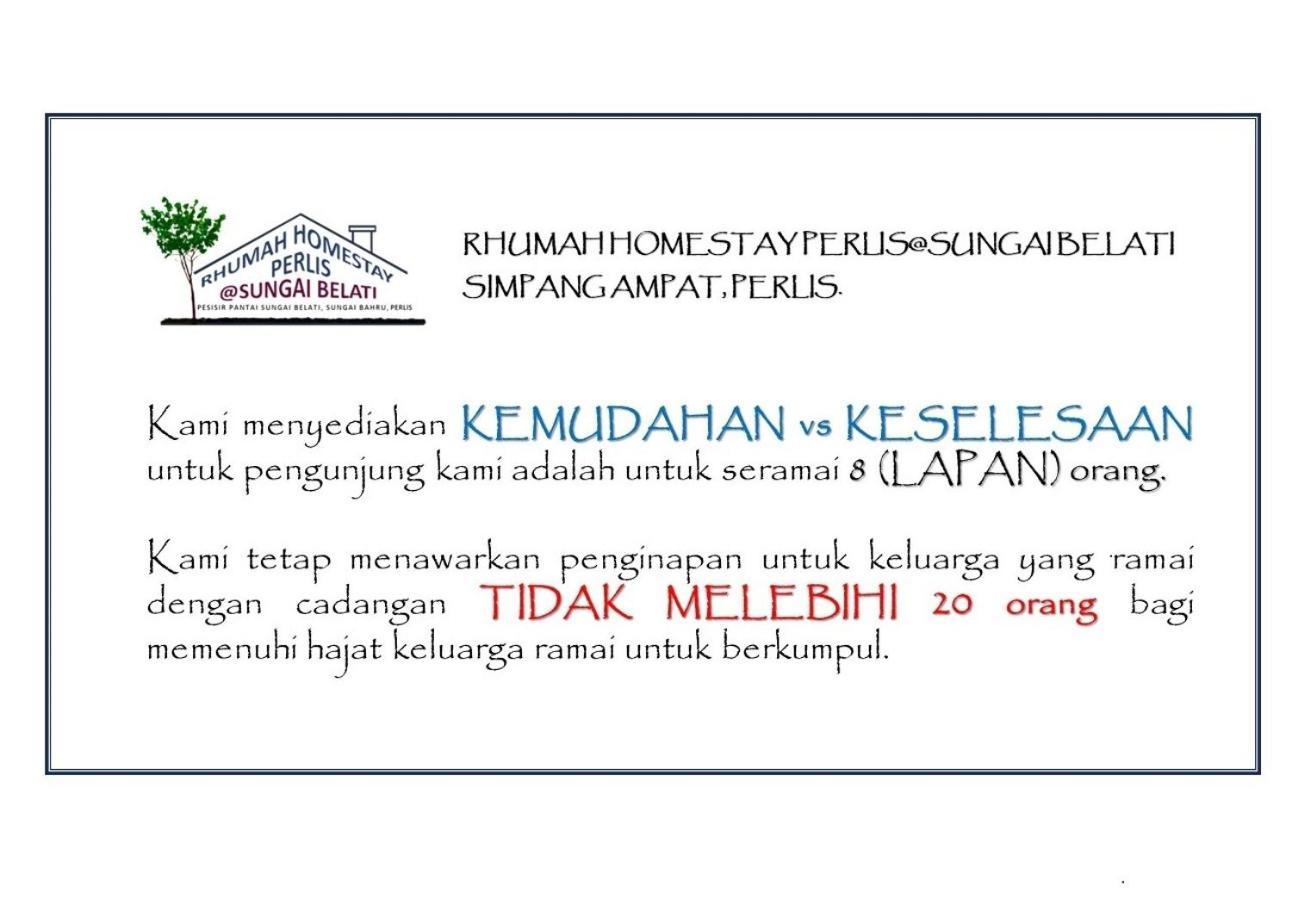 Simpang Empat  Rhumah Sungai Belatiヴィラ エクステリア 写真